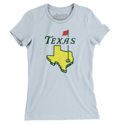 Texas Golf Women's T-Shirt-Light Blue-Allegiant Goods Co. Vintage Sports Apparel