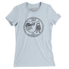 Ohio State Quarter Women's T-Shirt-Light Blue-Allegiant Goods Co. Vintage Sports Apparel