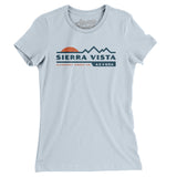 Sierra Vista Mountain Sunset Women's T-Shirt-Light Blue-Allegiant Goods Co. Vintage Sports Apparel