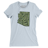 Arizona Golf Course Women's T-Shirt-Light Blue-Allegiant Goods Co. Vintage Sports Apparel