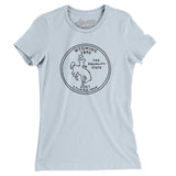 Wyoming State Quarter Women's T-Shirt-Allegiant Goods Co. Vintage Sports Apparel
