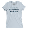 I've Been To Shenandoah National Park Women's T-Shirt-Light Blue-Allegiant Goods Co. Vintage Sports Apparel
