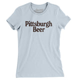 Pittsburgh Beer Women's T-Shirt-Light Blue-Allegiant Goods Co. Vintage Sports Apparel