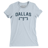 Dallas Cycling Women's T-Shirt-Light Blue-Allegiant Goods Co. Vintage Sports Apparel