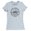 North Carolina State Quarter Women's T-Shirt-Light Blue-Allegiant Goods Co. Vintage Sports Apparel