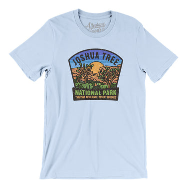 Joshua Tree National Park Badge Men/Unisex T-Shirt-Light Blue-Allegiant Goods Co. Vintage Sports Apparel