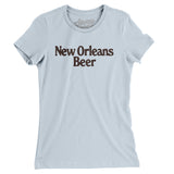 New Orleans Beer Women's T-Shirt-Light Blue-Allegiant Goods Co. Vintage Sports Apparel