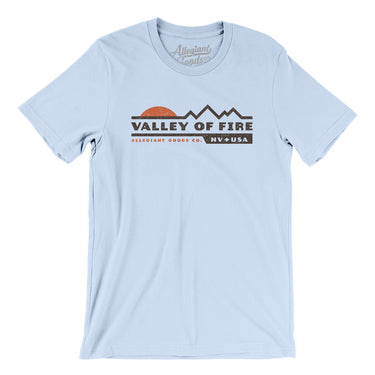 Valley Of Fire Sunset Men/Unisex T-Shirt-Light Blue-Allegiant Goods Co. Vintage Sports Apparel
