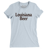 Louisiana Beer Women's T-Shirt-Light Blue-Allegiant Goods Co. Vintage Sports Apparel