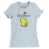 Georgia Golf Women's T-Shirt-Light Blue-Allegiant Goods Co. Vintage Sports Apparel