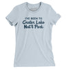 I've Been To Crater Lake National Park Women's T-Shirt-Light Blue-Allegiant Goods Co. Vintage Sports Apparel