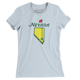 Nevada Golf Women's T-Shirt-Light Blue-Allegiant Goods Co. Vintage Sports Apparel