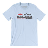 Scottsdale Mountain Sunset Men/Unisex T-Shirt-Light Blue-Allegiant Goods Co. Vintage Sports Apparel