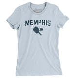 Memphis Pickleball Women's T-Shirt-Light Blue-Allegiant Goods Co. Vintage Sports Apparel