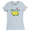 Montana Golf Women's T-Shirt-Light Blue-Allegiant Goods Co. Vintage Sports Apparel