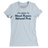 I've Been To Mount Rainier National Park Women's T-Shirt-Light Blue-Allegiant Goods Co. Vintage Sports Apparel
