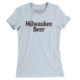Milwaukee Beer Women's T-Shirt-Light Blue-Allegiant Goods Co. Vintage Sports Apparel
