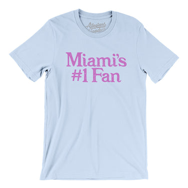 Miami's Number 1 Fan Men/Unisex T-Shirt-Allegiant Goods Co. Vintage Sports Apparel