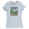 Central Park Women's T-Shirt-Light Blue-Allegiant Goods Co. Vintage Sports Apparel