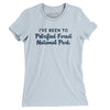 I've Been To Petrified Forest National Park Women's T-Shirt-Light Blue-Allegiant Goods Co. Vintage Sports Apparel