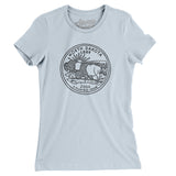 North Dakota State Quarter Women's T-Shirt-Allegiant Goods Co. Vintage Sports Apparel