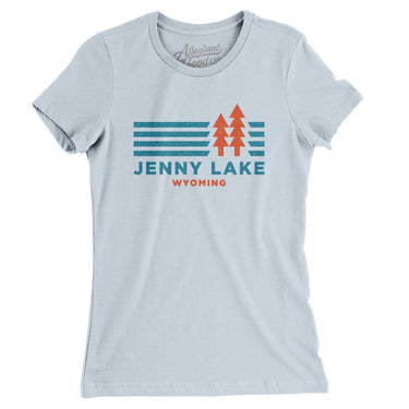 Jenny Lake Wyoming in Light Blue Color