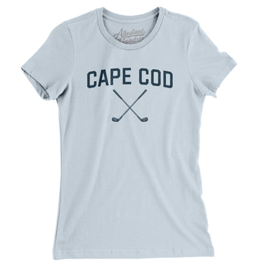 Cape Cod Golf Women's T-Shirt-Light Blue-Allegiant Goods Co. Vintage Sports Apparel
