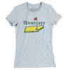 Tennessee Golf Women's T-Shirt-Light Blue-Allegiant Goods Co. Vintage Sports Apparel