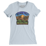 Joshua Tree National Park Badge Women's T-Shirt-Light Blue-Allegiant Goods Co. Vintage Sports Apparel