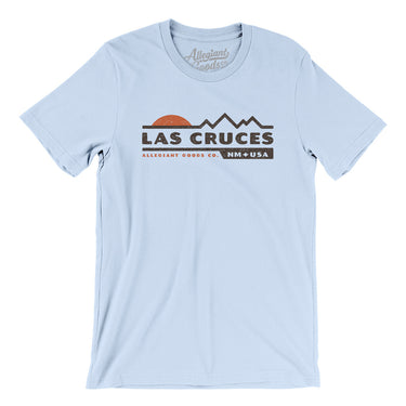 Las Cruces Mountain Sunset Men/Unisex T-Shirt-Light Blue-Allegiant Goods Co. Vintage Sports Apparel
