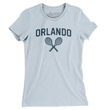 Orlando Tennis Women's T-Shirt-Light Blue-Allegiant Goods Co. Vintage Sports Apparel