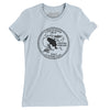 Louisiana State Quarter Women's T-Shirt-Light Blue-Allegiant Goods Co. Vintage Sports Apparel