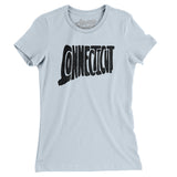 Connecticut State Shape Text Women's T-Shirt-Allegiant Goods Co. Vintage Sports Apparel