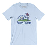 I Have A Tee Time In South Dakota Men/Unisex T-Shirt-Light Blue-Allegiant Goods Co. Vintage Sports Apparel