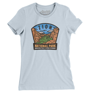Zion National Park Badge Women's T-Shirt-Allegiant Goods Co. Vintage Sports Apparel
