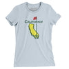 California Golf Women's T-Shirt-Light Blue-Allegiant Goods Co. Vintage Sports Apparel