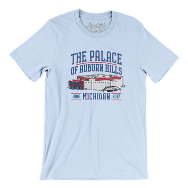 The Palace Of Auburn Hills Men/Unisex T-Shirt-Allegiant Goods Co. Vintage Sports Apparel