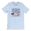 The Palace Of Auburn Hills Men/Unisex T-Shirt-Light Blue-Allegiant Goods Co. Vintage Sports Apparel
