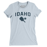Idaho Pickleball Women's T-Shirt-Light Blue-Allegiant Goods Co. Vintage Sports Apparel