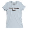 South Dakota Beer Women's T-Shirt-Light Blue-Allegiant Goods Co. Vintage Sports Apparel