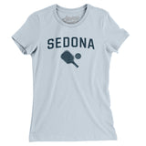 Sedona Pickleball Women's T-Shirt-Light Blue-Allegiant Goods Co. Vintage Sports Apparel