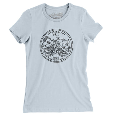 Mississippi State Quarter Women's T-Shirt-Allegiant Goods Co. Vintage Sports Apparel