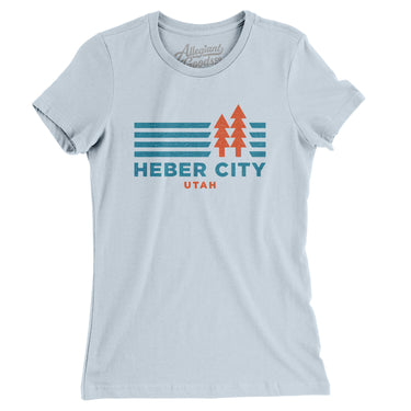 Heber City Utah in Light Blue Color