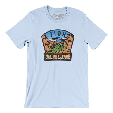 Zion National Park Badge Men/Unisex T-Shirt-Allegiant Goods Co. Vintage Sports Apparel