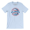 Brooklyn Atlantics Men/Unisex T-Shirt-Light Blue-Allegiant Goods Co. Vintage Sports Apparel