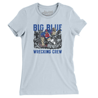 Big Blue Wrecking Crew Women's T-Shirt-Allegiant Goods Co. Vintage Sports Apparel