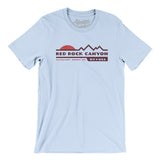 Red Rock Canyon Sunset Men/Unisex T-Shirt-Light Blue-Allegiant Goods Co. Vintage Sports Apparel