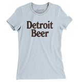 Detroit Beer Women's T-Shirt-Light Blue-Allegiant Goods Co. Vintage Sports Apparel