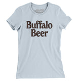Buffalo Beer Women's T-Shirt-Light Blue-Allegiant Goods Co. Vintage Sports Apparel