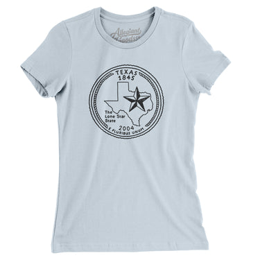 Texas State Quarter Women's T-Shirt-Allegiant Goods Co. Vintage Sports Apparel